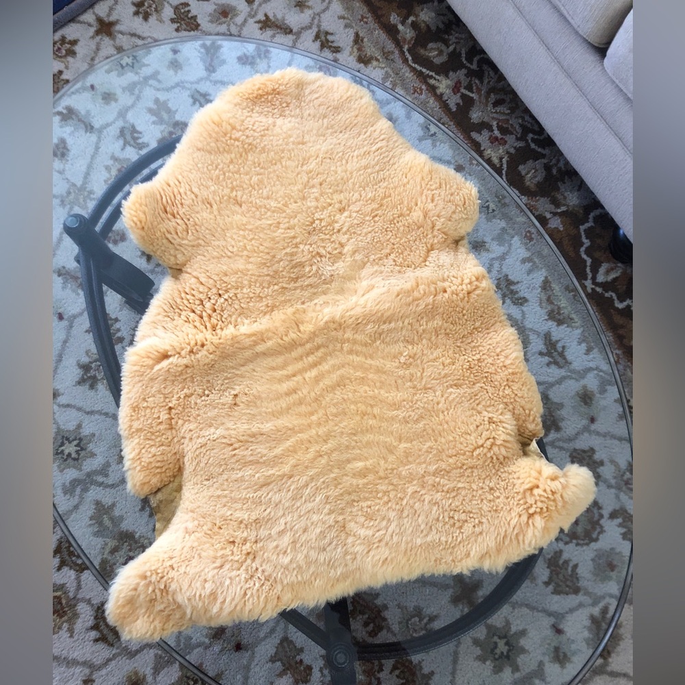 Vintage Lambskin Baby Mat